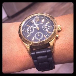 Black and Gold Michael Korea’s watch